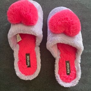 Kenzie heart slippers